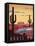 Route 66-Martin Wickstrom-Framed Stretched Canvas