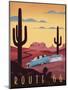 Route 66-Martin Wickstrom-Mounted Giclee Print