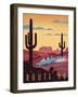 Route 66-Martin Wickstrom-Framed Giclee Print