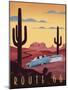 Route 66-Martin Wickstrom-Mounted Giclee Print