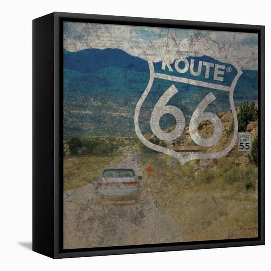 Route 66-Lauren Gibbons-Framed Stretched Canvas