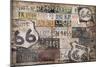 Route 66-Jace Grey-Mounted Art Print