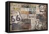 Route 66-Jace Grey-Framed Stretched Canvas