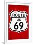 Route 69 HighwayPoster-null-Framed Art Print