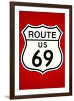 Route 69 HighwayPoster-null-Framed Art Print