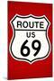 Route 69 HighwayPoster-null-Mounted Art Print