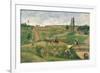 Route d'Ennery-Camille Pissarro-Framed Premium Giclee Print