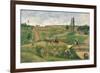 Route d'Ennery-Camille Pissarro-Framed Premium Giclee Print