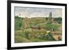 Route d'Ennery-Camille Pissarro-Framed Premium Giclee Print