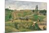 Route d'Ennery-Camille Pissarro-Mounted Premium Giclee Print