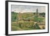 Route d'Ennery-Camille Pissarro-Framed Art Print