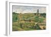 Route d'Ennery-Camille Pissarro-Framed Art Print