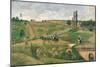 Route d'Ennery-Camille Pissarro-Mounted Art Print