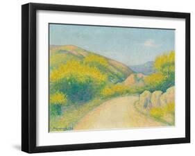 Route de Campagne, 1928-Achille Lauge-Framed Premium Giclee Print