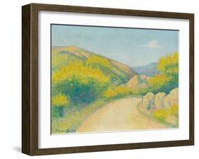 Route de Campagne, 1928-Achille Lauge-Framed Premium Giclee Print