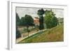 Route De Saint-Antoine in the Eremitage, Pontoise, 1875-Canaletto-Framed Giclee Print