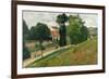 Route De Saint-Antoine in the Eremitage, Pontoise, 1875-Canaletto-Framed Giclee Print