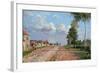 Route De Versailles, Rocquencourt, 1871-Camille Pissarro-Framed Giclee Print