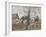 Route des environs de Londres avec chalet à gauche-Camille Pissarro-Framed Giclee Print