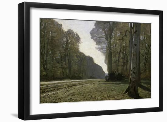 Route Du Bas-Breau-Claude Monet-Framed Giclee Print