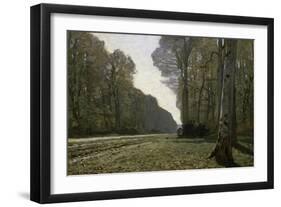 Route Du Bas-Breau-Claude Monet-Framed Giclee Print