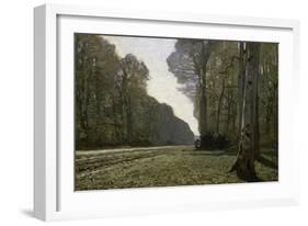 Route Du Bas-Breau-Claude Monet-Framed Giclee Print