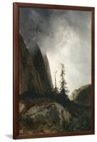 Route du Grimsel, canton de Berne dit aussi Un orage dans les montagnes-Alexandre Calame-Framed Giclee Print