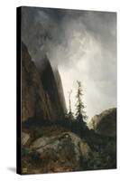 Route du Grimsel, canton de Berne dit aussi Un orage dans les montagnes-Alexandre Calame-Stretched Canvas