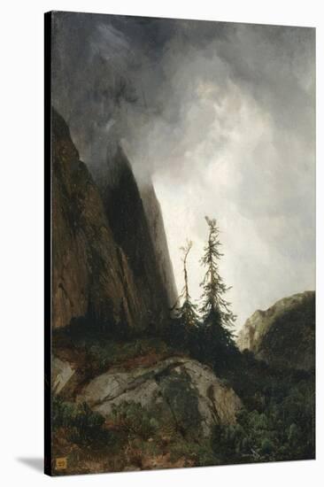 Route du Grimsel, canton de Berne dit aussi Un orage dans les montagnes-Alexandre Calame-Stretched Canvas