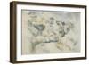 Route tournante pr?d'Aix-Paul Cézanne-Framed Giclee Print