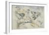 Route tournante pr?d'Aix-Paul Cézanne-Framed Giclee Print