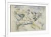 Route tournante pr?d'Aix-Paul Cézanne-Framed Giclee Print