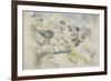 Route tournante pr?d'Aix-Paul Cézanne-Framed Giclee Print