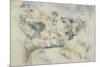 Route tournante pr?d'Aix-Paul Cézanne-Mounted Giclee Print