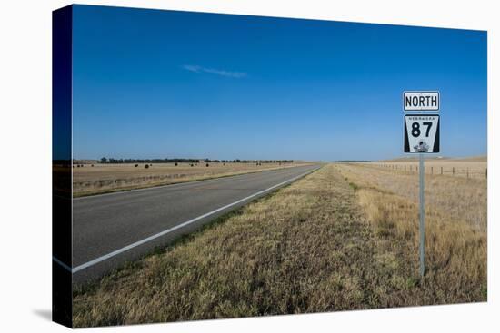 Route Two Through Nebraska, United States of America, North America-Michael Runkel-Stretched Canvas