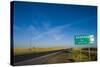 Route Two Through Nebraska, United States of America, North America-Michael Runkel-Stretched Canvas