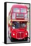 Routemaster Bus-Tosh-Framed Stretched Canvas