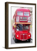 Routemaster Bus-Tosh-Framed Art Print