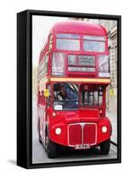 Routemaster Bus-Tosh-Framed Stretched Canvas