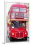 Routemaster Bus-Tosh-Framed Art Print