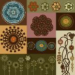 Floral Pattern-Rouz-Stretched Canvas