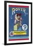 Rover 9 Broom Label-null-Framed Art Print