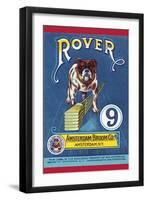 Rover 9 Broom Label-null-Framed Art Print