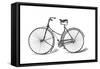 Rover Safety Bicycle, C1885-null-Framed Stretched Canvas