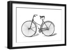 Rover Safety Bicycle, C1885-null-Framed Giclee Print