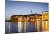 Rovinj, Croatia, Europe. View of the City at Dusk from the Harbour-Francesco Riccardo Iacomino-Mounted Photographic Print