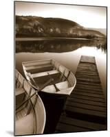 Row Boat Awaits-Danita Delimont-Mounted Art Print