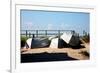 Row Boats Ocean Beach Fire Island NY-null-Framed Photo