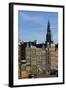 Row Houses and Oude Kerk Tower-Guido Cozzi-Framed Photographic Print