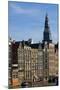 Row Houses and Oude Kerk Tower-Guido Cozzi-Mounted Photographic Print